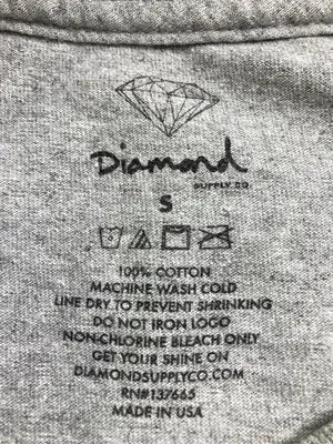 Diamond/Tシャツ/カットソー/トップス/グレー/S