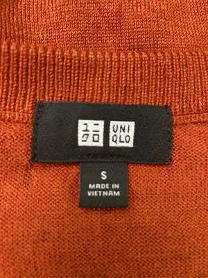 UNIQLO/ユニクロ/ニット/セーター/トップス/オレンジ/S