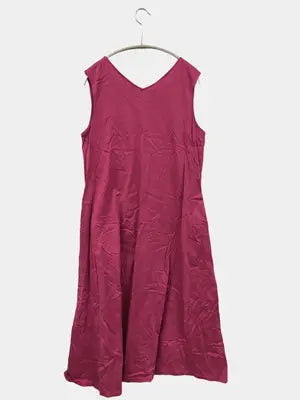 UNIQLO/ユニクロ/ワンピース/ワンピース/ドレス/レッド/L