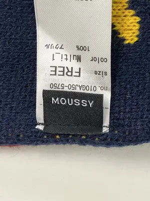 MOUSSY/マウジー/マフラー/ファッション雑貨/レッド/FREE
