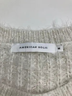 AMERICAN HOLIC/アメリカンホリック/ニット/セーター/トップス/アイボリー/M