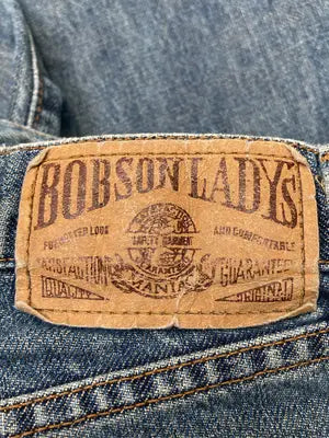 BOBSON LADYS/デニムパンツ/パンツ/ブルー/61cm    28-4