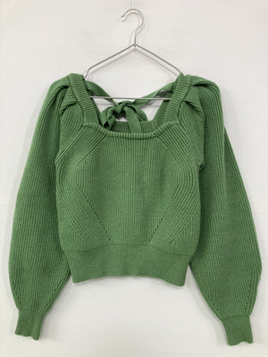 MOUSSY/マウジー/ニット/セーター/トップス/グリーン/F