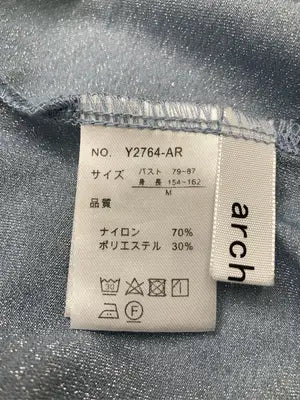 archives/アルシーヴ/Tシャツ/カットソー/トップス/スカイブルー/M