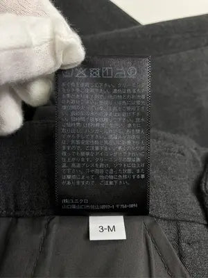 UNIQLO/ユニクロ/スラックス/パンツ/グレー/M