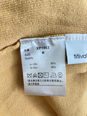 titivate/ティティベイト/ノースリーブ/トップス/ブラウン/M