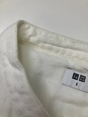 UNIQLO/ユニクロ/シャツ/ブラウス/トップス/ホワイト/S