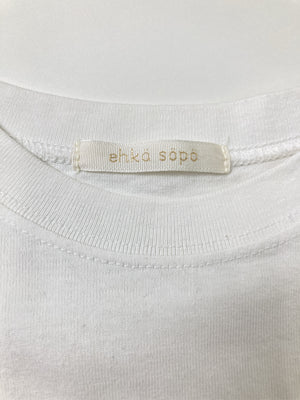ehka sopo/エヘカソポ/Tシャツ/カットソー/トップス/ホワイト/フリー
