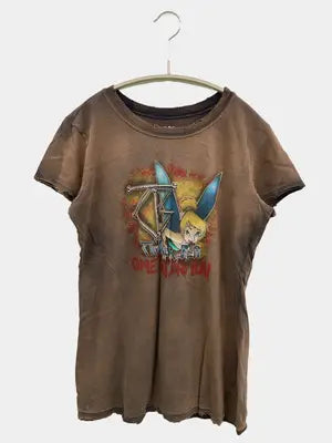 DISNEY CAUTURE/Tシャツ/カットソー/トップス/ブラウン/標記無し