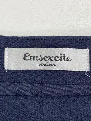ems excite/エムズエキサイト/Tシャツ/カットソー/トップス/ネイビー/M