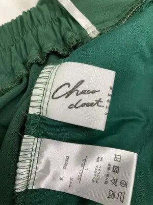Chaco closet/チャコクローゼット/スラックス/パンツ/グリーン/L
