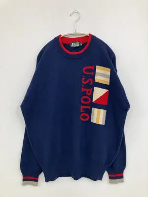 UNITEDSTATES POLO ASSOCIATION/ニット/セーター/トップス/ネイビー/2L