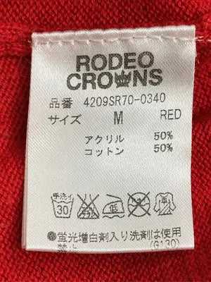 RODEO CROWNS/ロデオクラウンズ/ニット/セーター/トップス/レッド/M