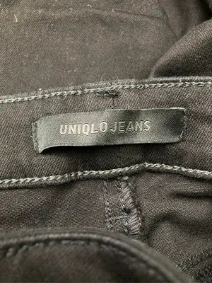 UNIQLO/ユニクロ/デニムパンツ/パンツ/ブラック/26 (66cm)