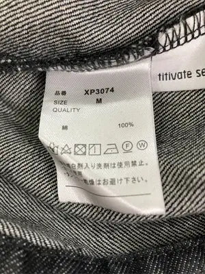 titivate select/ティティベイトセレクト/Tシャツ/カットソー/トップス/ブラック/M