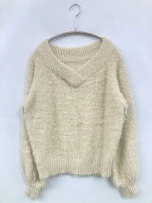 w closet/ダブルクローゼット/ニット/セーター/トップス/アイボリー/F