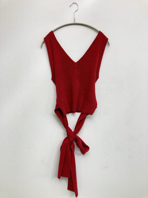 MURUA/ムルーア/ノースリーブ/トップス/レッド/F