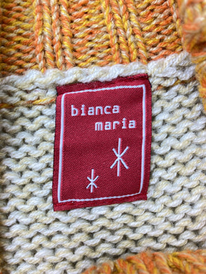 Bianca maria/ニット/セーター/トップス/オレンジ/M