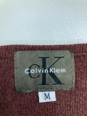 Calvin Klein/カルバンクライン/Tシャツ/カットソー/トップス/ブラウン/M