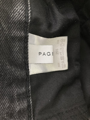 PAGEBOY/ペイジボーイ/デニムパンツ/パンツ/ブラック/25S