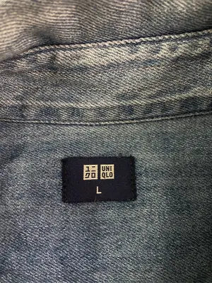 UNIQLO/ユニクロ/シャツ/ブラウス/トップス/ブルー/L