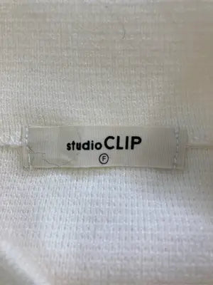 studio CLIP/スタディオクリップ/ニット/セーター/トップス/アイボリー/F