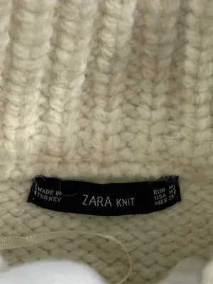 ZARA/ザラ/ニット/セーター/トップス/アイボリー/M