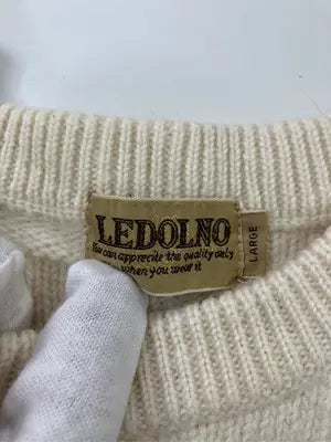 LEDOLNO/ニット/セーター/トップス/アイボリー/LARGE