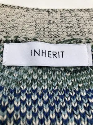 INHERIT/インヘリット/カーディガン/ボレロ/トップス/グレー/L