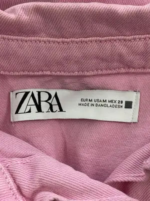 ZARA/ザラ/デニムジャケット/ジャケット/アウター/ピンク/M