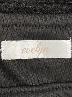 evelyn/エブリン/Tシャツ/カットソー/トップス/ブラック/F