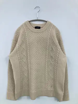 BACK NUMBER/バックナンバー/ニット/セーター/トップス/ホワイト/LARGE