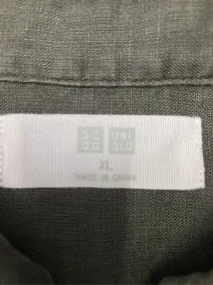 UNIQLO/ユニクロ/シャツ/ブラウス/トップス/カーキ/XL