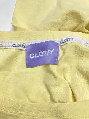 CLOTTY/Tシャツ/カットソー/トップス/イエロー