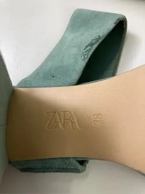 ZARA/ザラ/サンダル/シューズ/グリーン/38