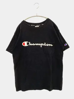 Champion/チャンピオン/Tシャツ/カットソー/トップス/ブラック/M