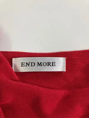 END MORE/カーディガン/ボレロ/トップス/レッド/M  バスト79～87  身長154～162