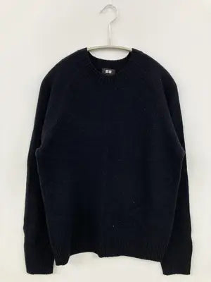 UNIQLO/ユニクロ/ニット/セーター/トップス/ブラック/S