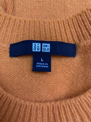 UNIQLO/ユニクロ/ニット/セーター/トップス/オレンジ/L