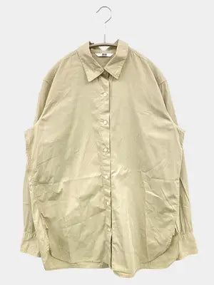 UNIQLO/ユニクロ/シャツ/ブラウス/トップス/ベージュ/M
