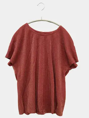 Tanlouzi/Tシャツ/カットソー/トップス/レッド/M