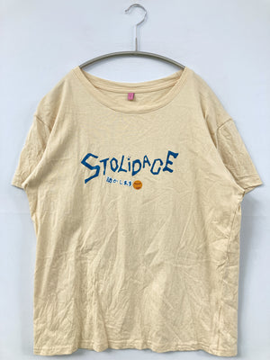 Tシャツ/カットソー/トップス/ベージュ/L