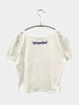 My Sugar Babe/マイシュガーベイブ/Tシャツ/カットソー/トップス/ホワイト/S