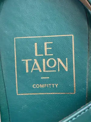 LE TALON/ルタロン/サンダル/シューズ/グリーン/LL