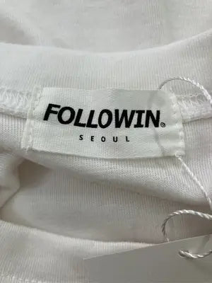 FOLLOWIN/フォロウィン/Tシャツ/カットソー/トップス/ホワイト/F