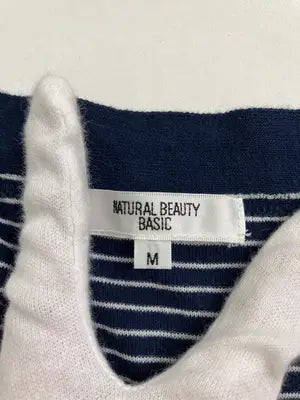 NATURAL BEAUTY BASIC/ナチュラルビューティーベーシック/Tシャツ/カットソー/トップス/ネイビー/M