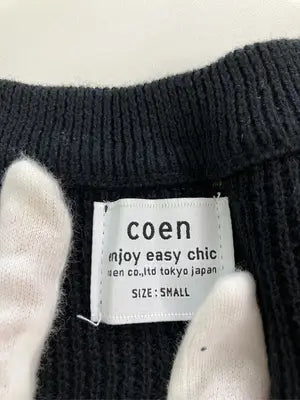 coen/コーエン/ノースリーブ/トップス/ブラック/S