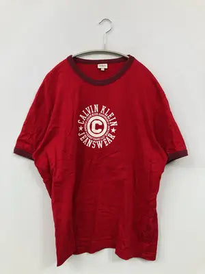 Calvin Klein Jeans/カルバンクラインジーンズ/Tシャツ/カットソー/トップス/レッド/M