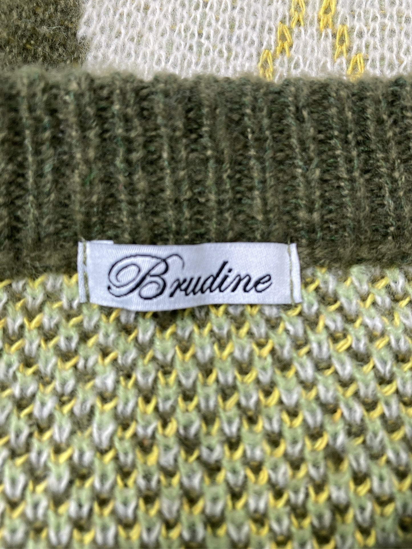 Brudine/ニット/セーター/トップス/ライトグリーン/FREE