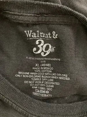 walnut/Tシャツ/カットソー/トップス/ブラック/XL